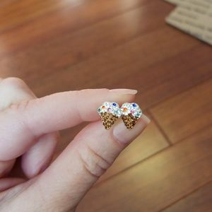 Ice Cream Cone Earrings